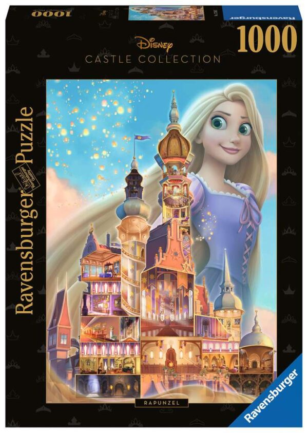 Disney Castles, Rapunzel 1000 Piece Puzzle