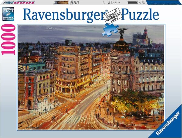 Gran Via Madrid 1000 Piece Puzzle