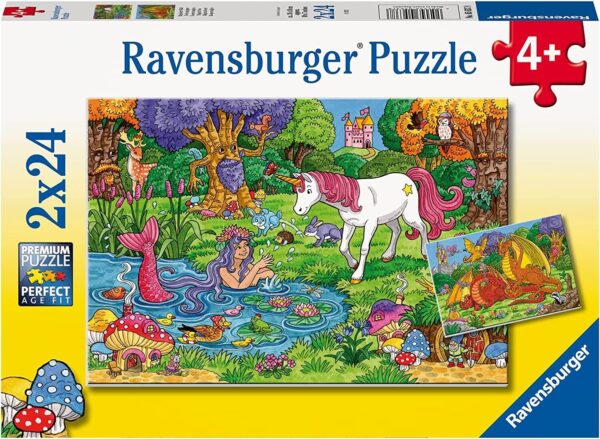 Magical Forest 2 x 24 Piece Puzzle