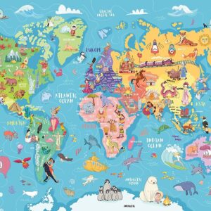 Map of the World 100 Piece Puzzle