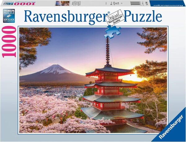 Mount Fuji Cherry Blossom View 1000 Piece Puzzle