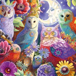 Night Owl Hoot 300 Large Pice Puzzle
