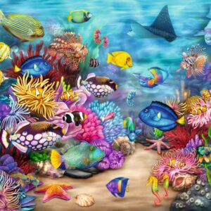 Tropical Reef Life 750 Large Piece Puzzle