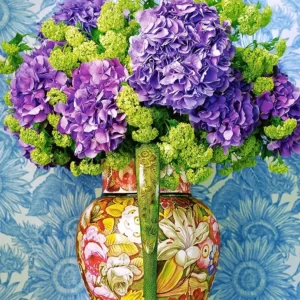 Bouquet of Hydrangeas 1000 Piece Puzzle