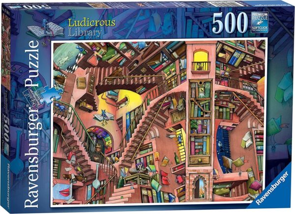 Colin Thompson Ludicrous Library 500 Piece Puzzle