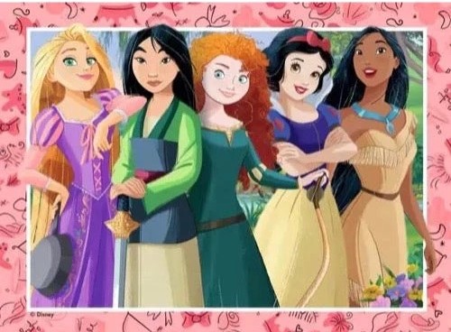 Disney Princess - Be Who You Want to Be 4 in a Box Puzzle Set 4