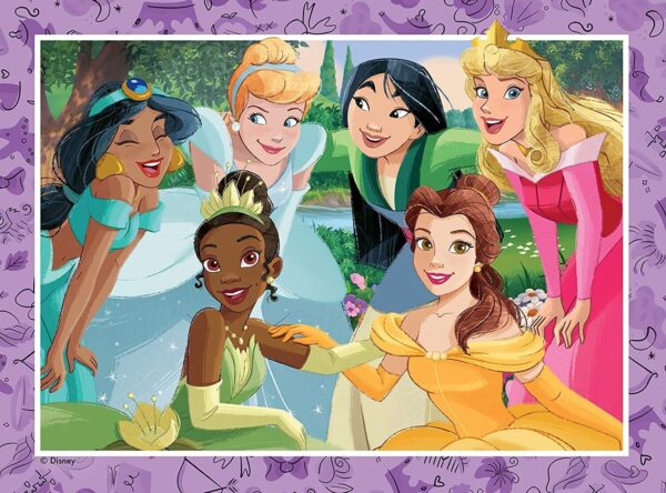 Disney Princess - Be Who You Want to be 4 Jigsaw Puzzles in a Box Puzzle Set