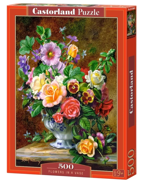 Flowers in a Vase 500 Piece Puzzle