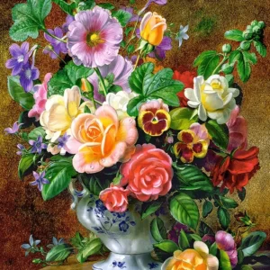 Flowers in a Vase 500 Piece Puzzle