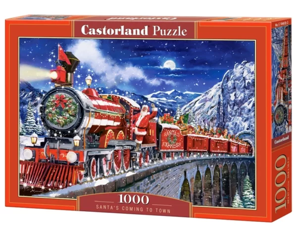 Santa's Coming to Town 1000 Piece Puzzle