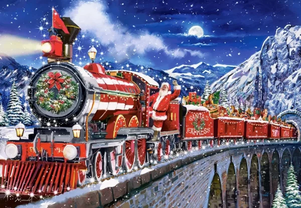 Santa's Coming to Town 1000 Piece Puzzle