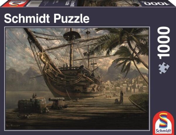 Ship at Anchor 1000 Piece Puzzle