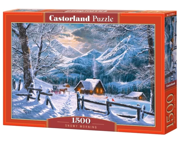 Snowy Morning 1500 Piece Puzzle