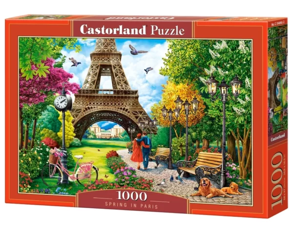 Spring in Paris 1000 Piece Puzzle