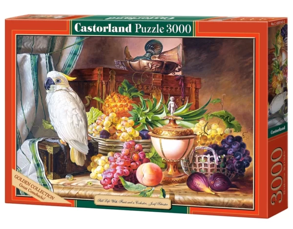 Still Life with fruit and a Cockatoo 3000 Piece Puzzle