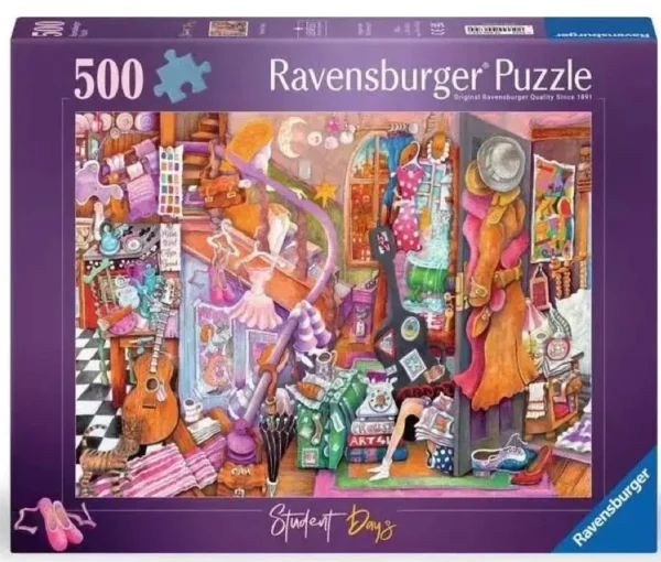 Ravensburger - Student Days 500 Piece Puzzle - Image 2