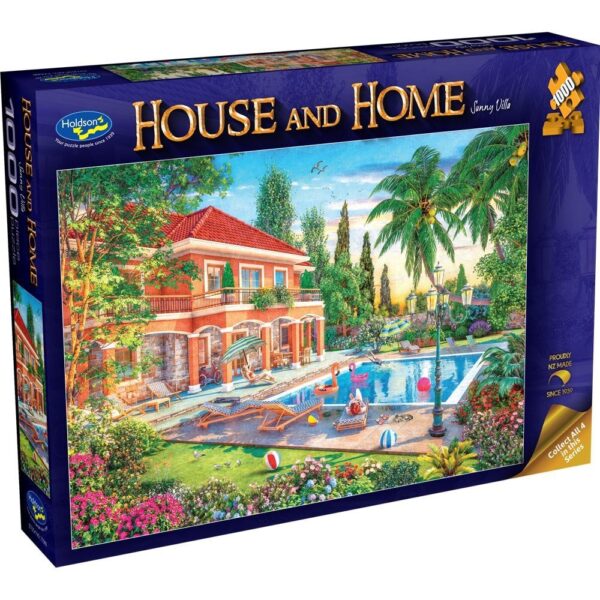 Sunny Villa 1000 Piece Puzzle
