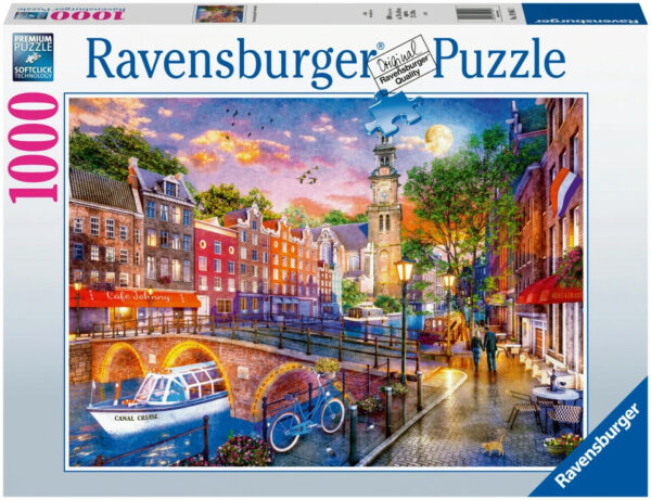 Sunset in Amsterdam 1000 Piece Puzzle