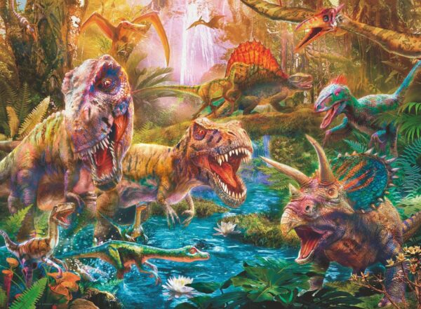 T-Rex Attack 150 Piece Puzzle