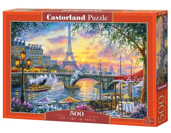 Tea Time in Paris 500 Piece Puzzle