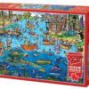 COBBLE HILL - Doodletown - Gone Fishing (1000-Piece Puzzle)