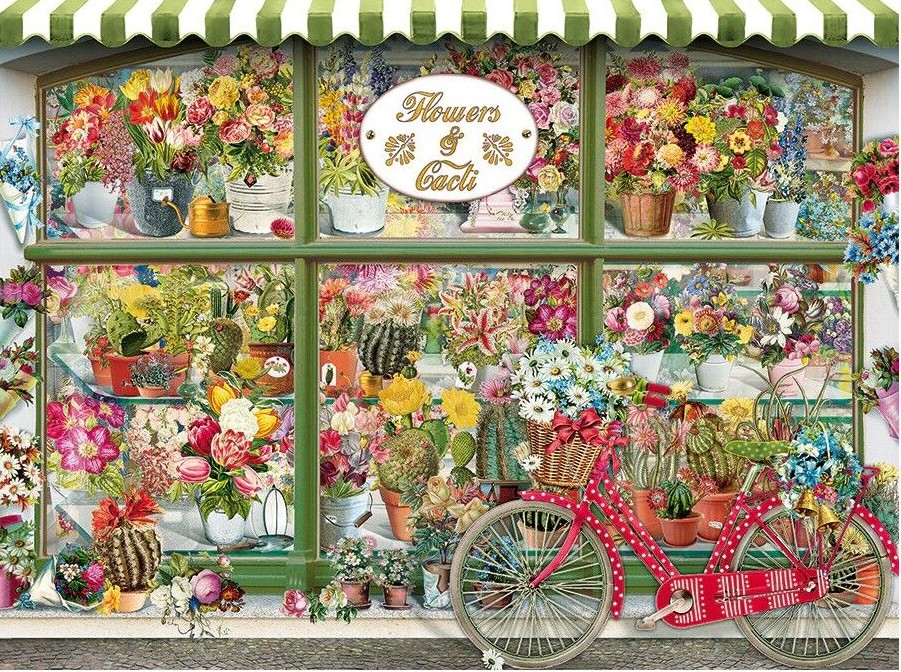Cobble Hill - Flowers & Cacti Shop 275 XL Piece Puzzle
