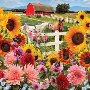 Cobble Hill - Sunflower Farm 1000 Piece Puzzle