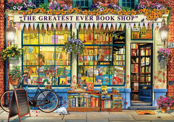 Eurographics - The Greatest Ever Book Shop 1000 Piece Puzzle