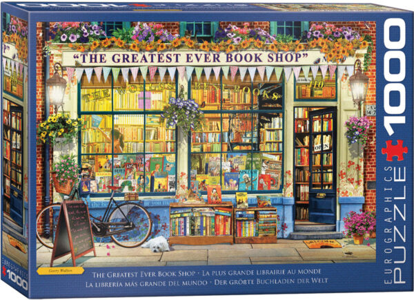 Eurographics - The Greatest Ever Book Shop 1000 Piece Puzzle - Image 2
