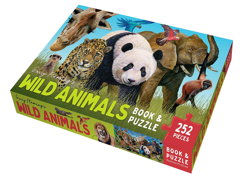Wild Animals Puzzle in a Box