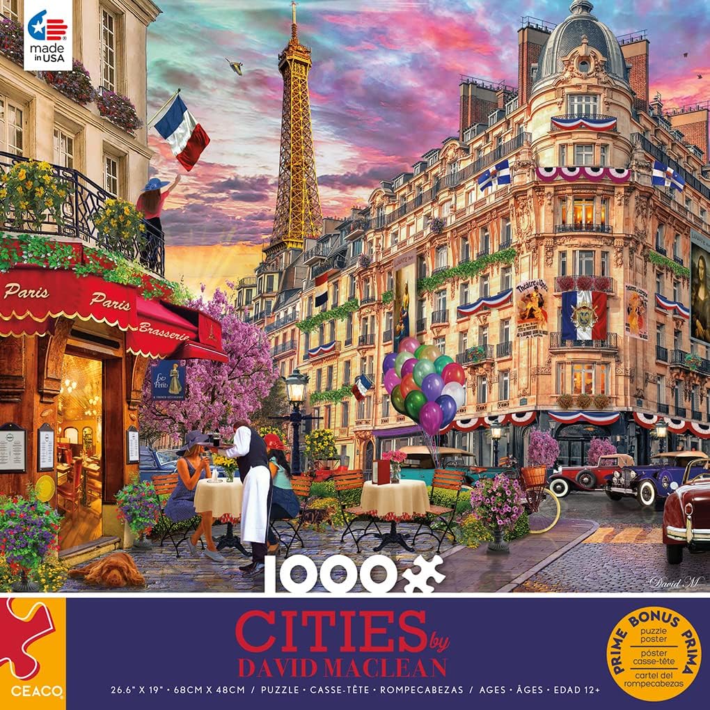 Ceaco Cities - Bonjour Paris 1000 Piece Puzzle