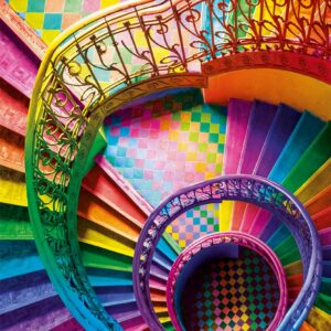 ColorBoom Stairs 500 Piece Puzzle