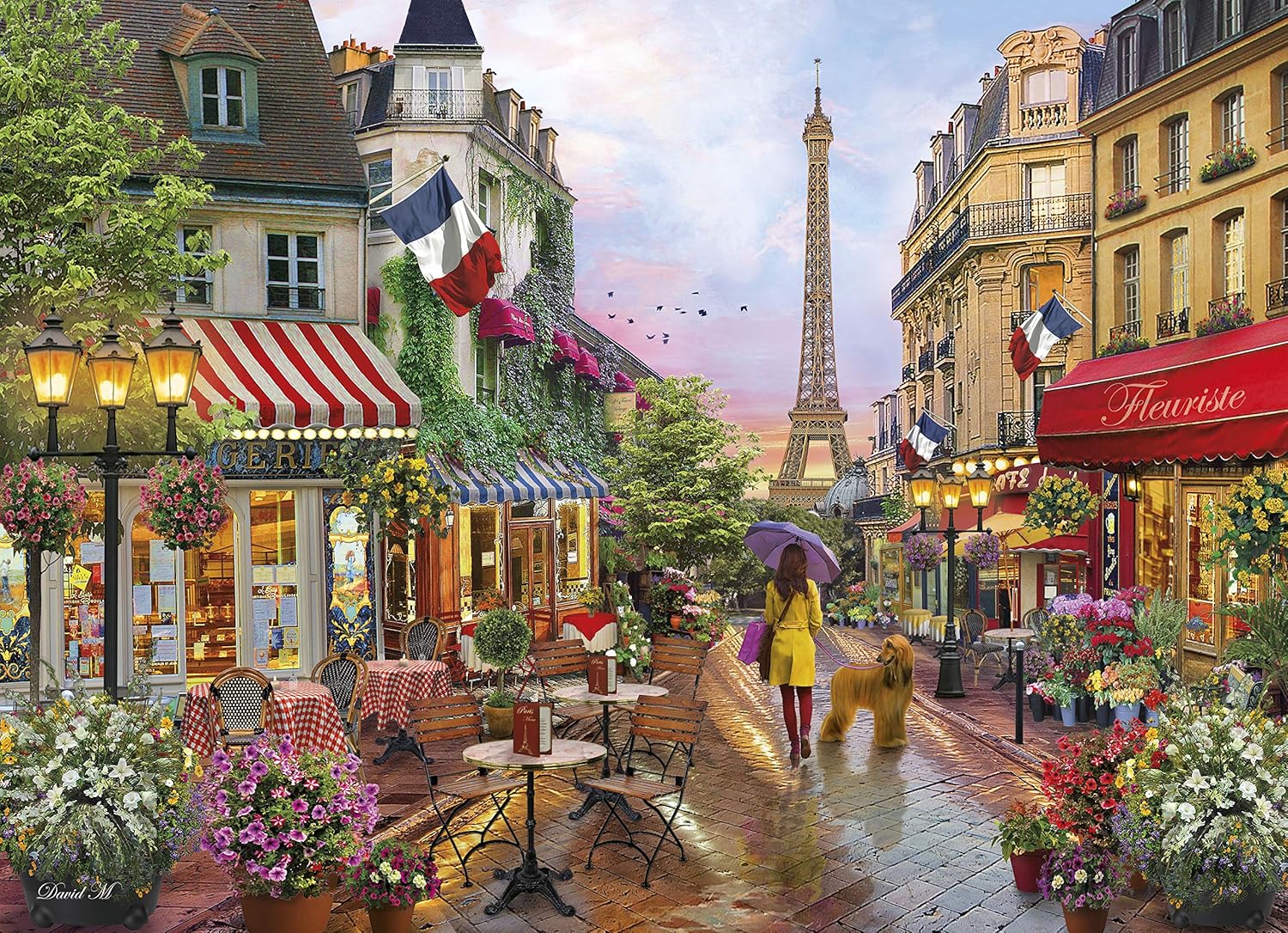 Clementoni - Flowers in Paris 1000 Piece Puzzle
