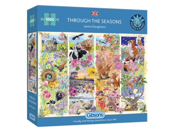 Through the Seasons 1000 Piece Puzzle