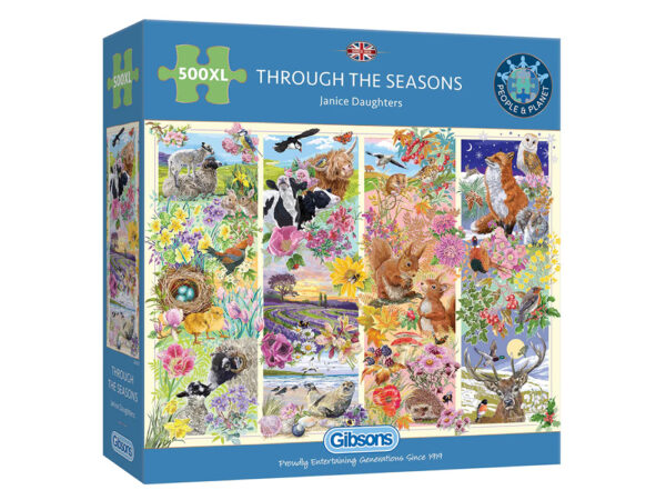 Through the Seasons 500 XL Piece Puzzle