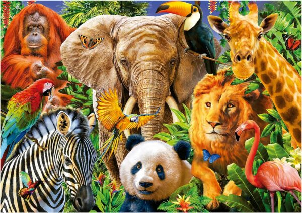Wild Animal Collage