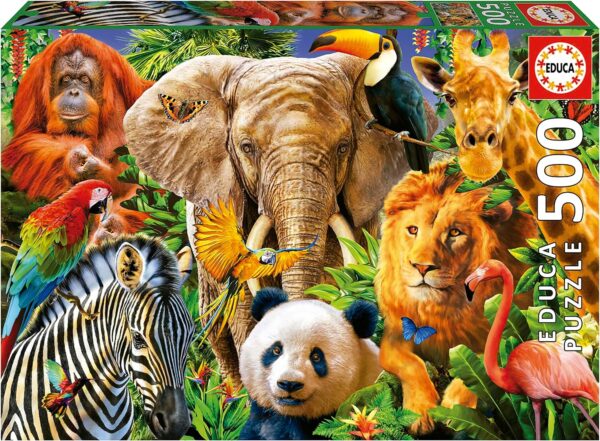 Wild Animal Collage