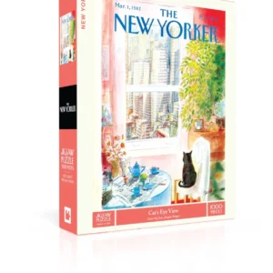 New York Puzzle Company - Cat's Eye View 1000 Piece Puzzle