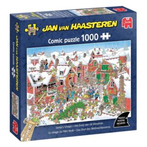 Jan Van Haasteren - Santa's Village 1000 Piece Puzzle - Jumbo
