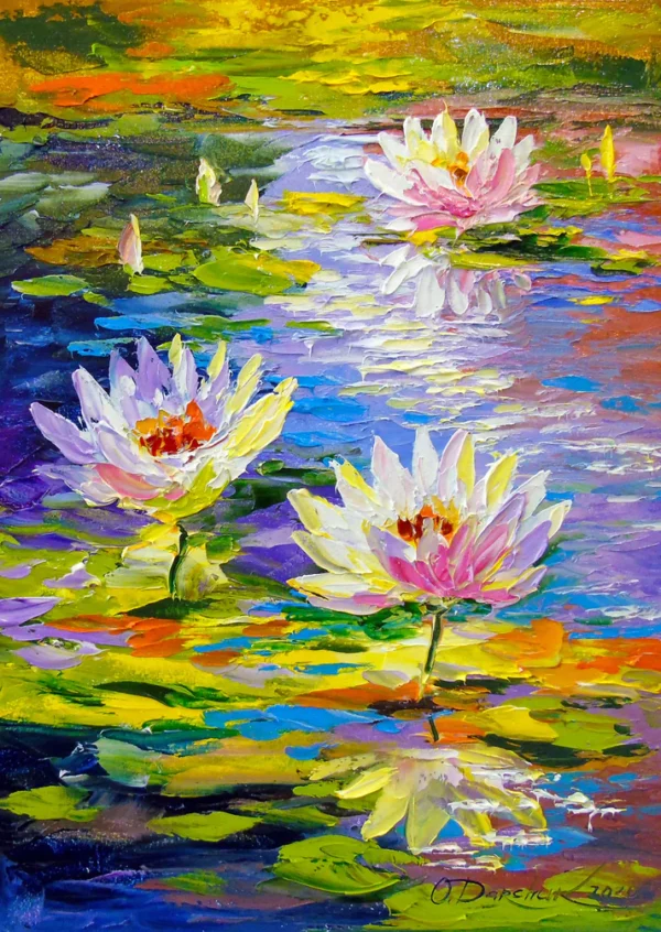 Water Lillies in the Pond