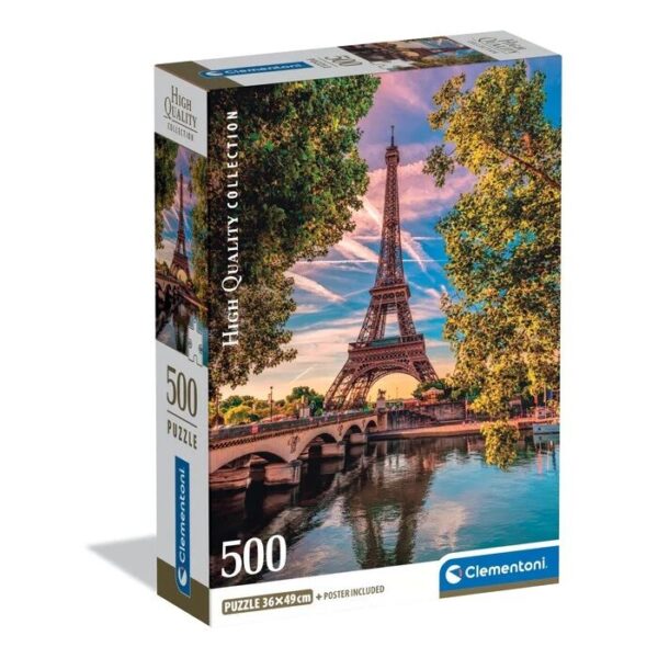 Clementoni - Along the Seine 500 Piece Puzzle - Image 2