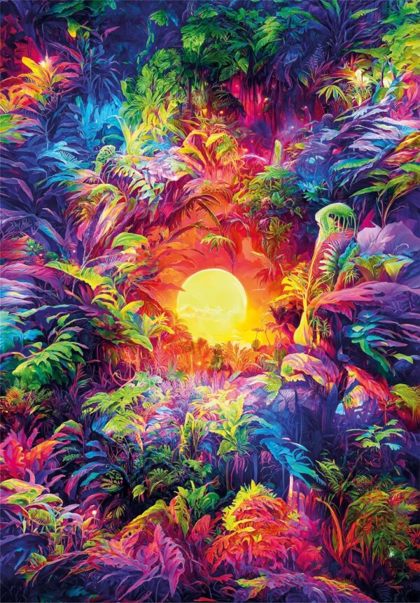 Colorboom Psychedelic Jungle Sunrise