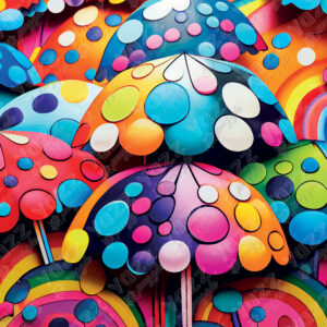 Colourful umbrella