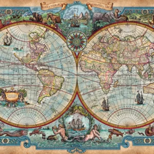 Great Discoveries World Map