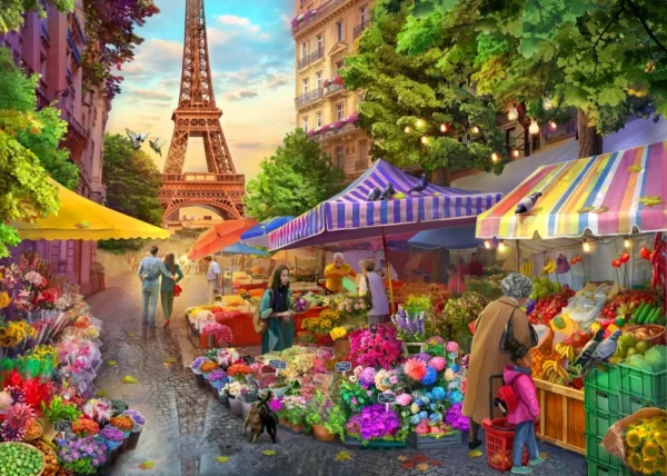 Flower Market, Paris