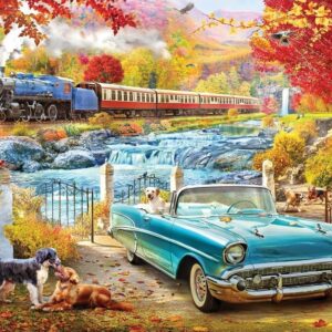 Steam Train in Fall