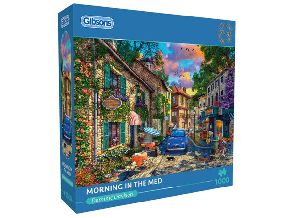 Gibsons - Morning in the Med 1000 Piece Puzzle - Image 2