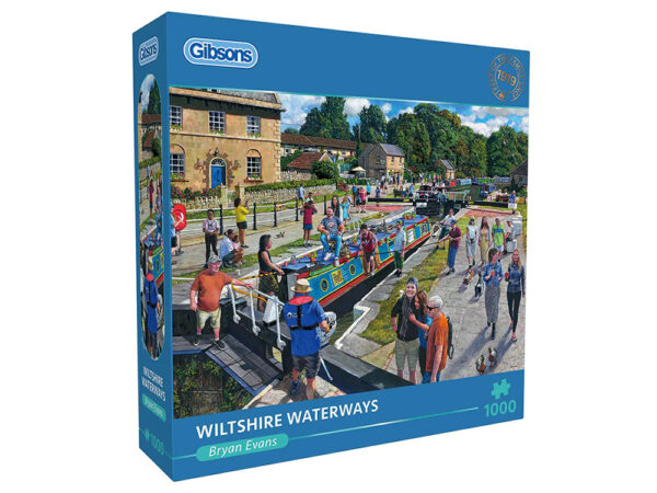 Gibsons - Wiltshire Waterways 1000 Piece Puzzle - Image 2