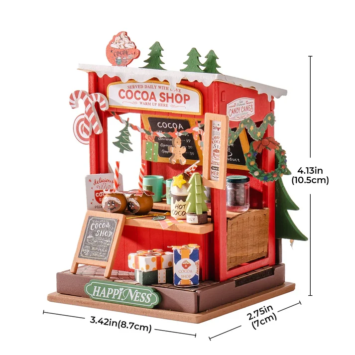 Robotime DIY Miniature House Cocoa Shop - Image 3