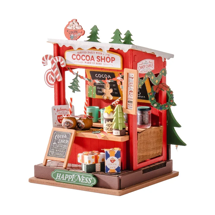 Robotime DIY Miniature House Cocoa Shop